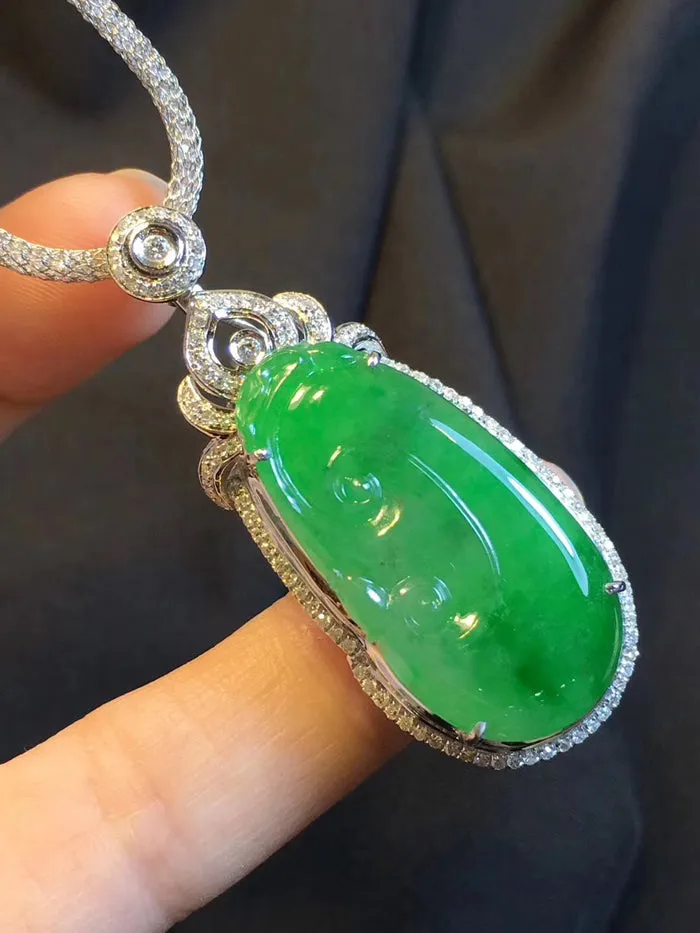 Natural Jade Pendant Jadeite Pendant NPT069