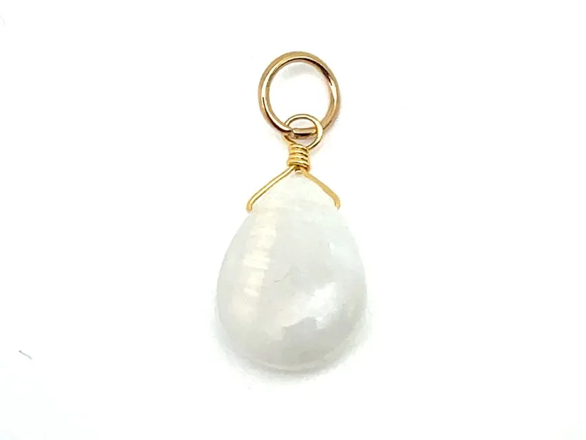 Natural Stone Teardrop | Moonstone