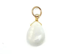 Natural Stone Teardrop | Moonstone