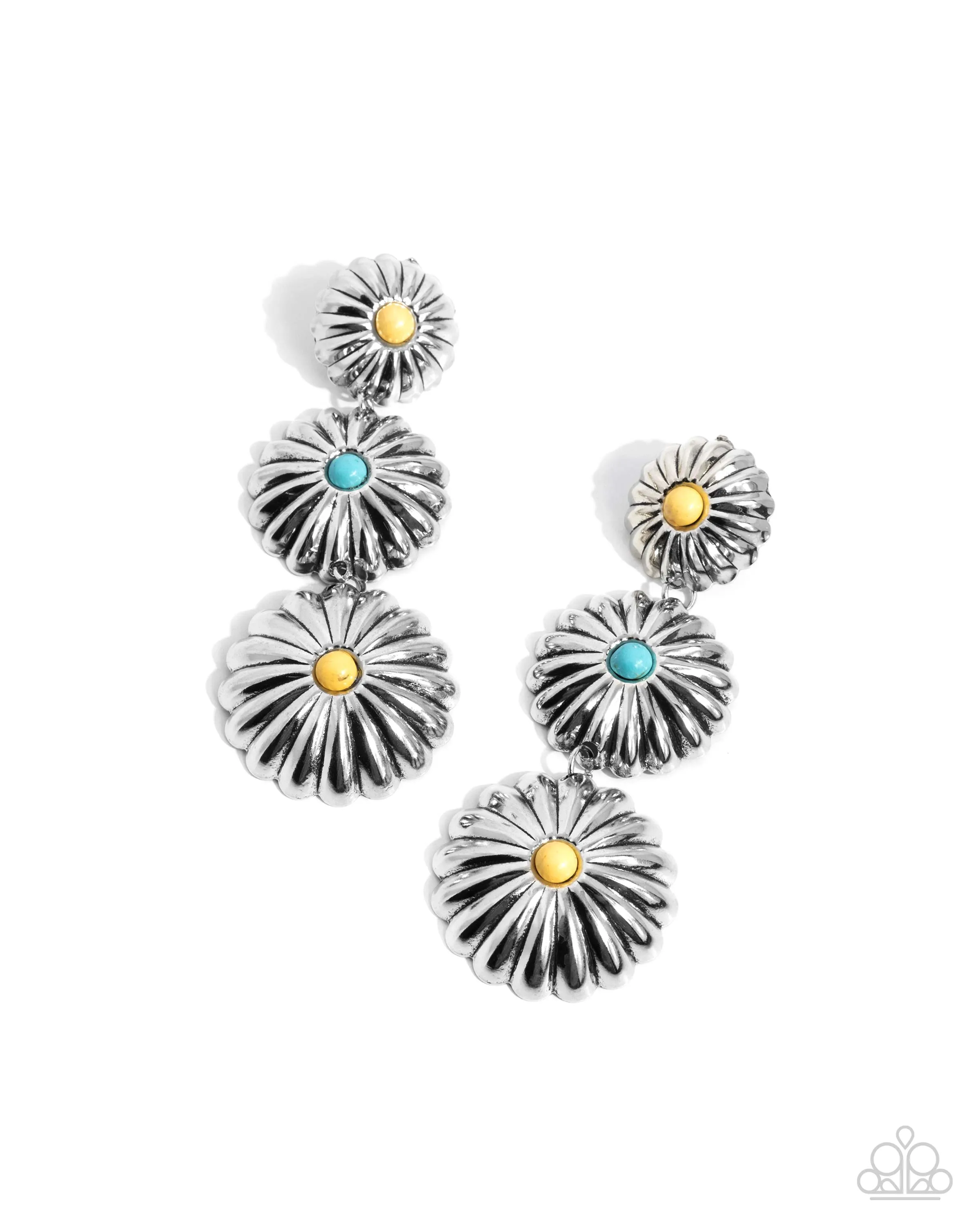 Necklace Palm Tree Promenade - Yellow SETB74