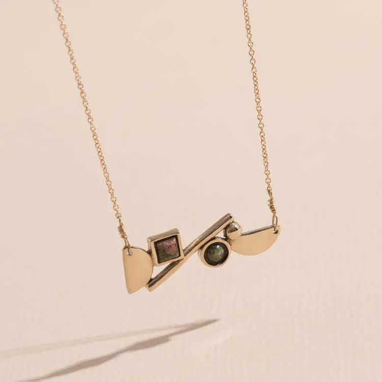 NEW! Shapes Necklace by Lindsay Lewis
