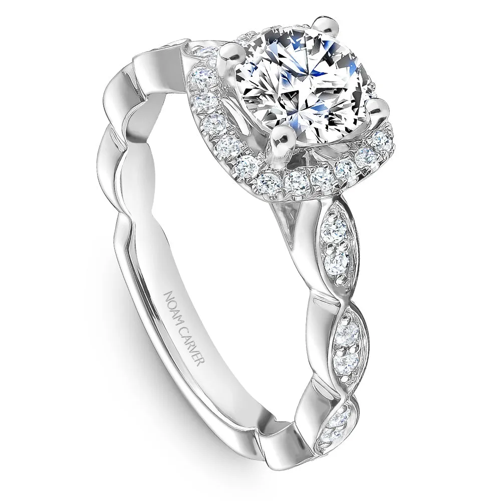 Noam Carver Engagement Ring - R056-01WM-100A
