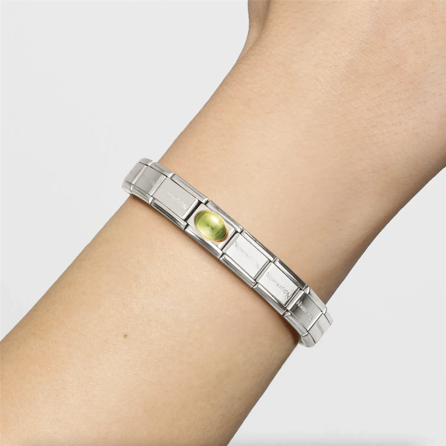 Nomination - Link OVAL STONES 18k Gold PERIDOT