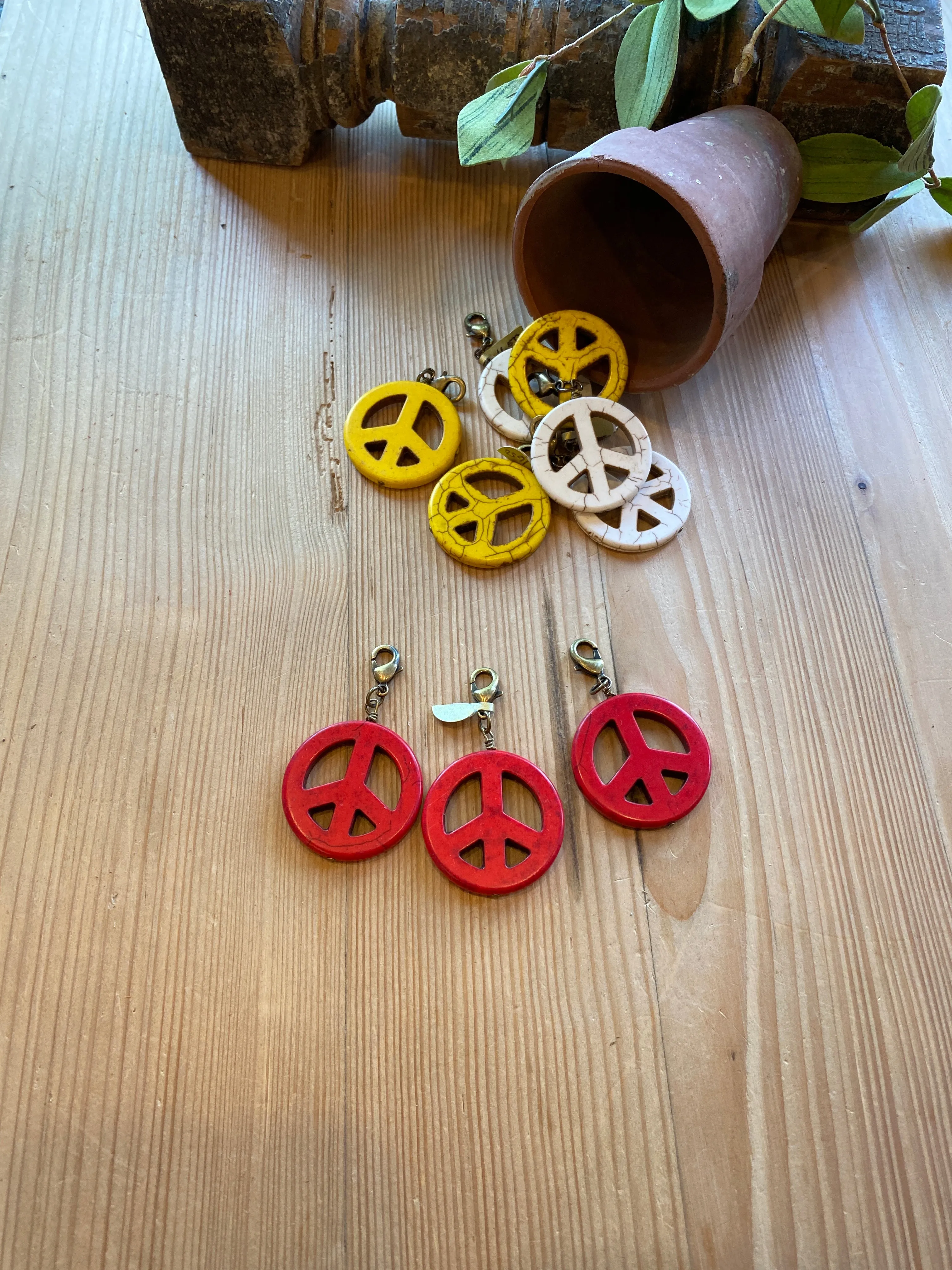 Peace Sign Pendants