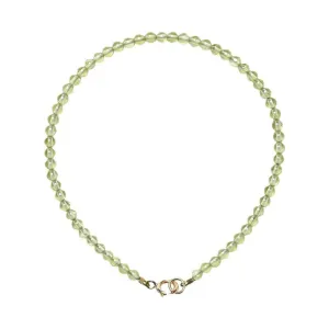 Pure Green Peridot Bracelet