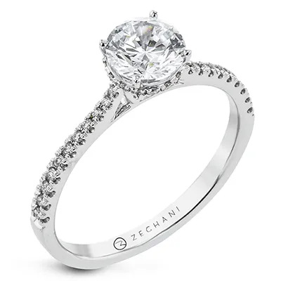 "Katalina" Hidden Halo Engagement Ring