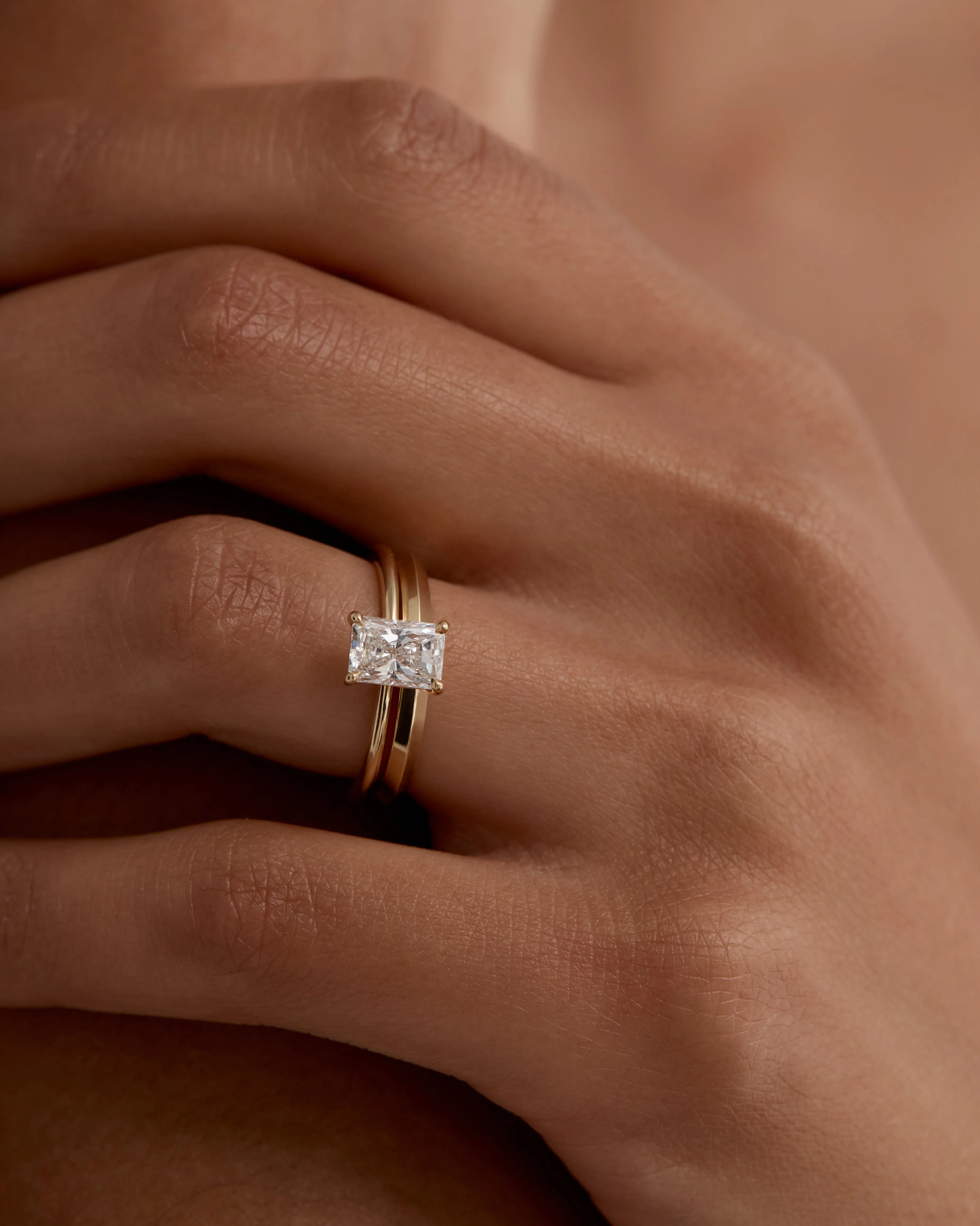 Radiant Engagement Ring