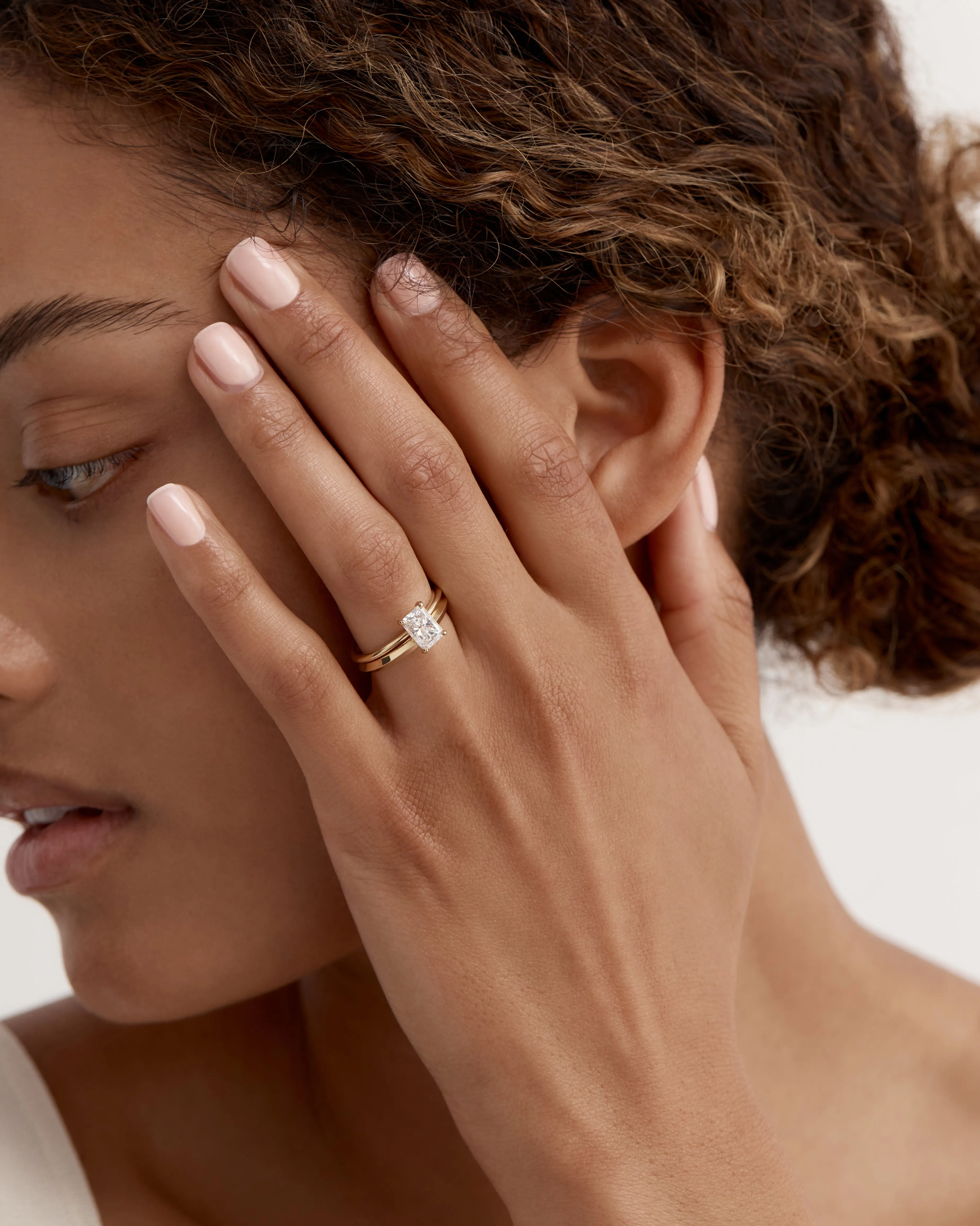 Radiant Engagement Ring