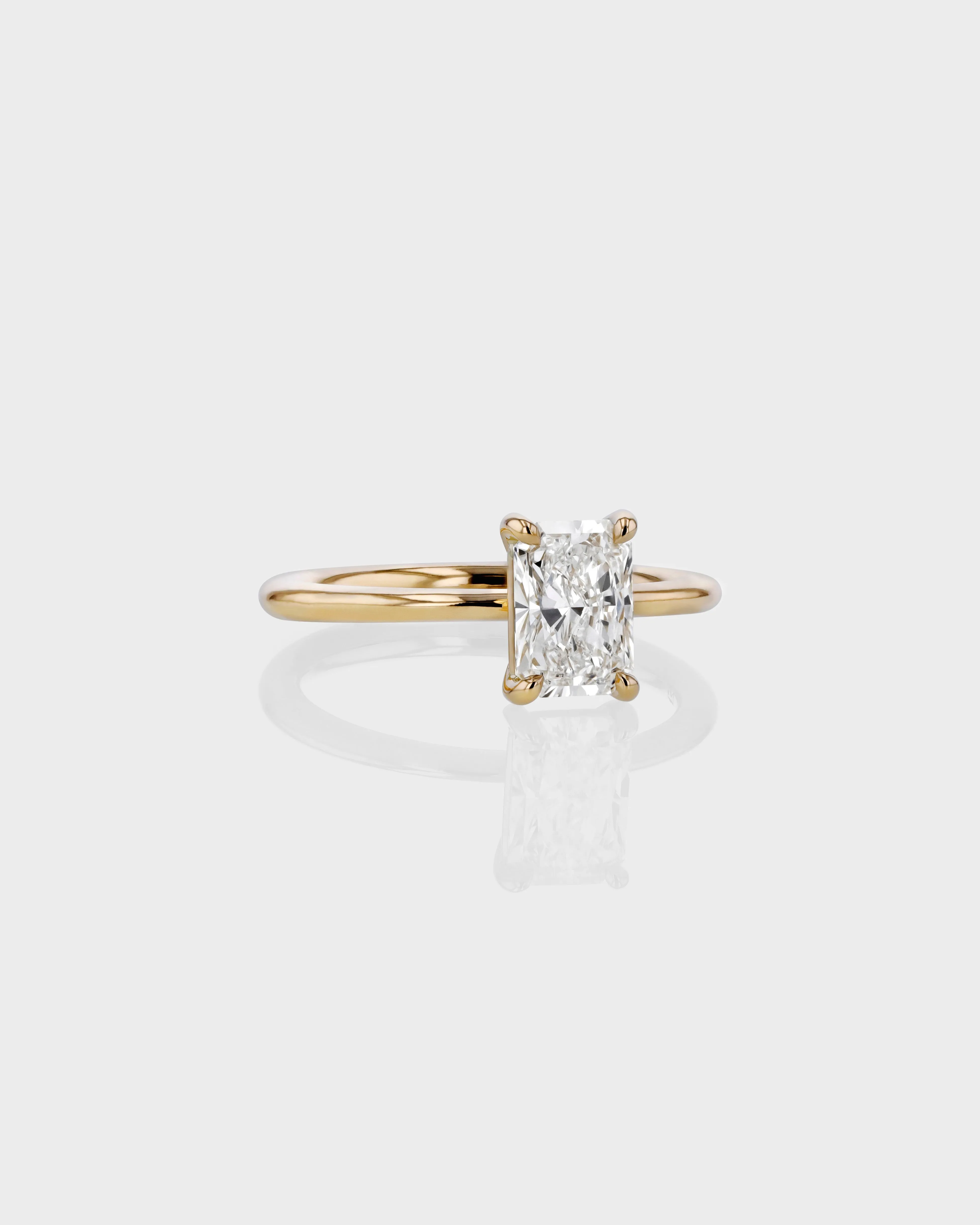 Radiant Engagement Ring