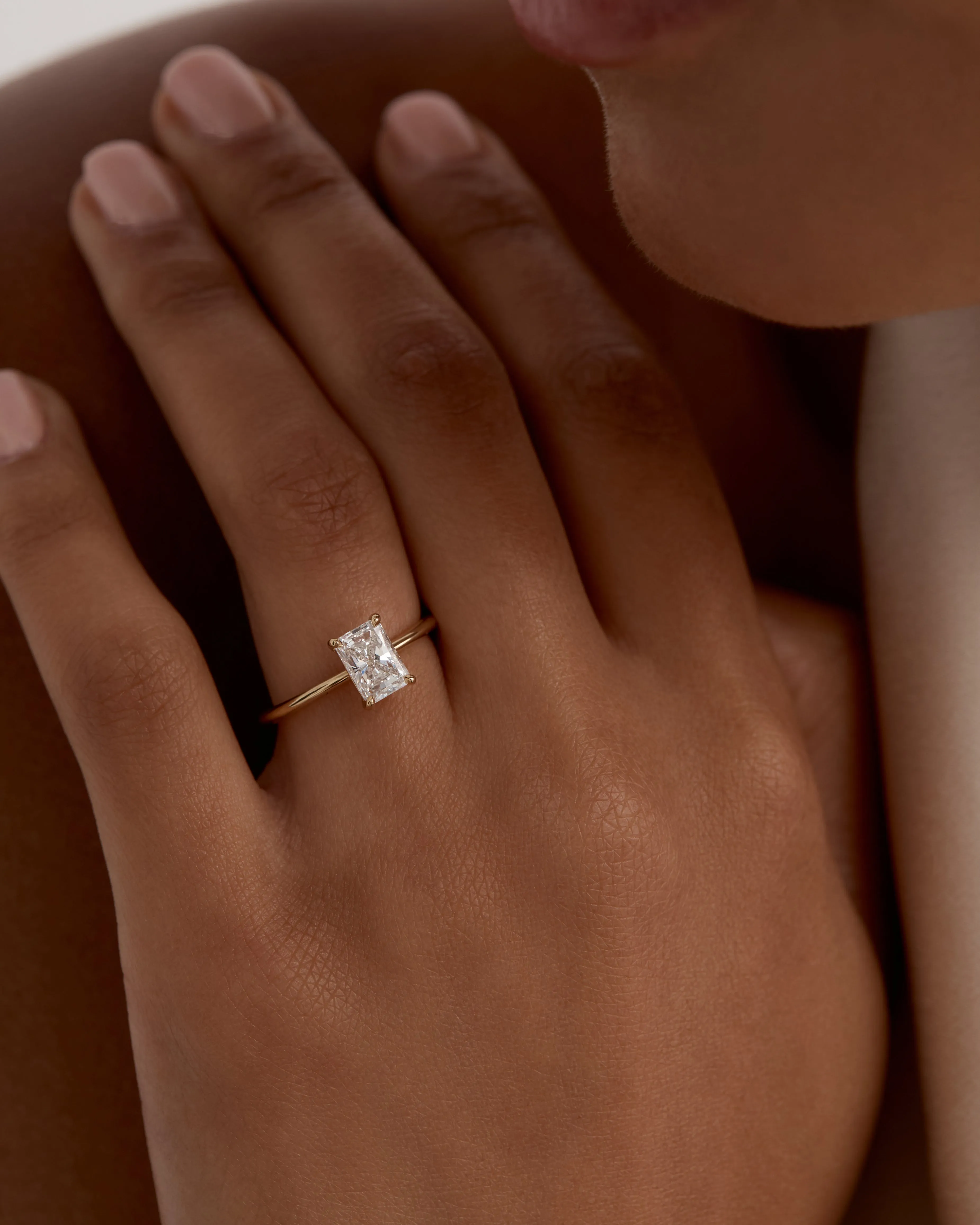 Radiant Engagement Ring