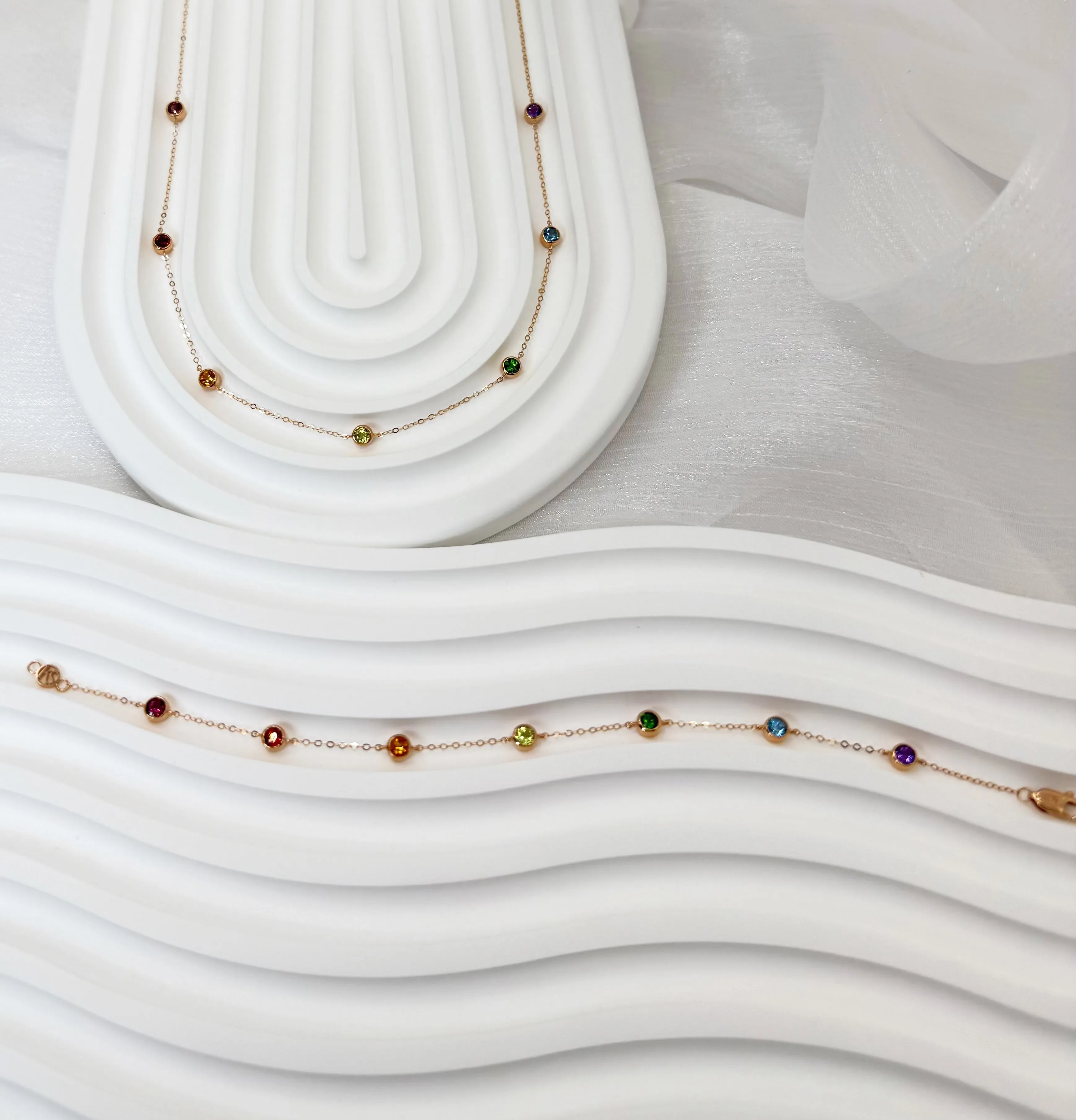Rainbow Gems Bracelet