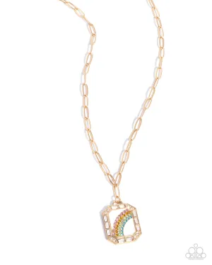 Rainbow Reputation - Multi Necklace - Paparazzi Accessories