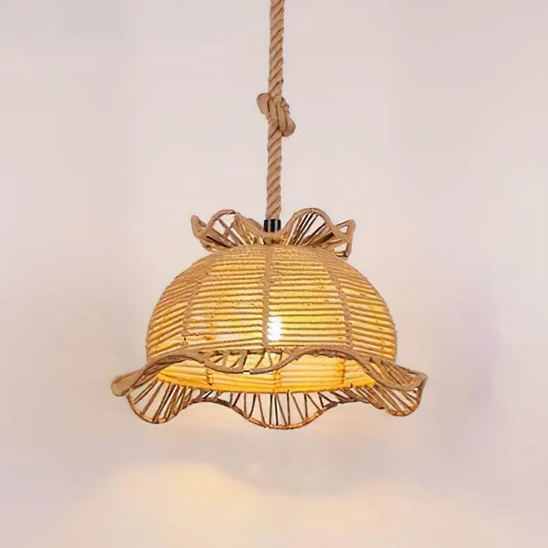 Retro Hemp Rope Interesting Pendant Light