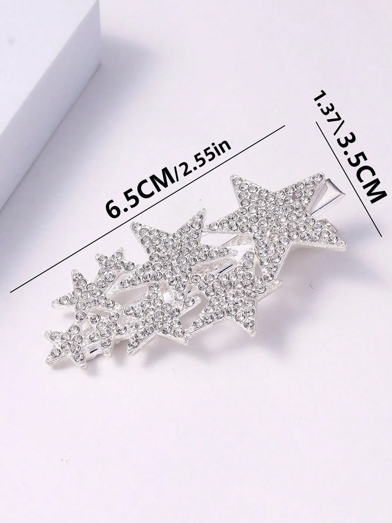 Rhinestone Star Composition Decor Hair Clip for Women Barrette Styling Hair