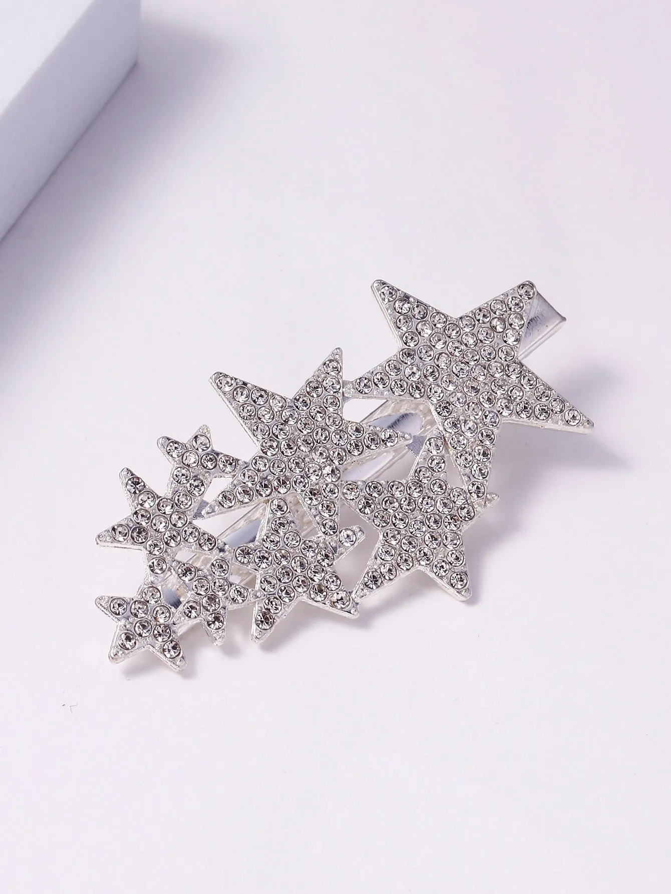 Rhinestone Star Composition Decor Hair Clip for Women Barrette Styling Hair
