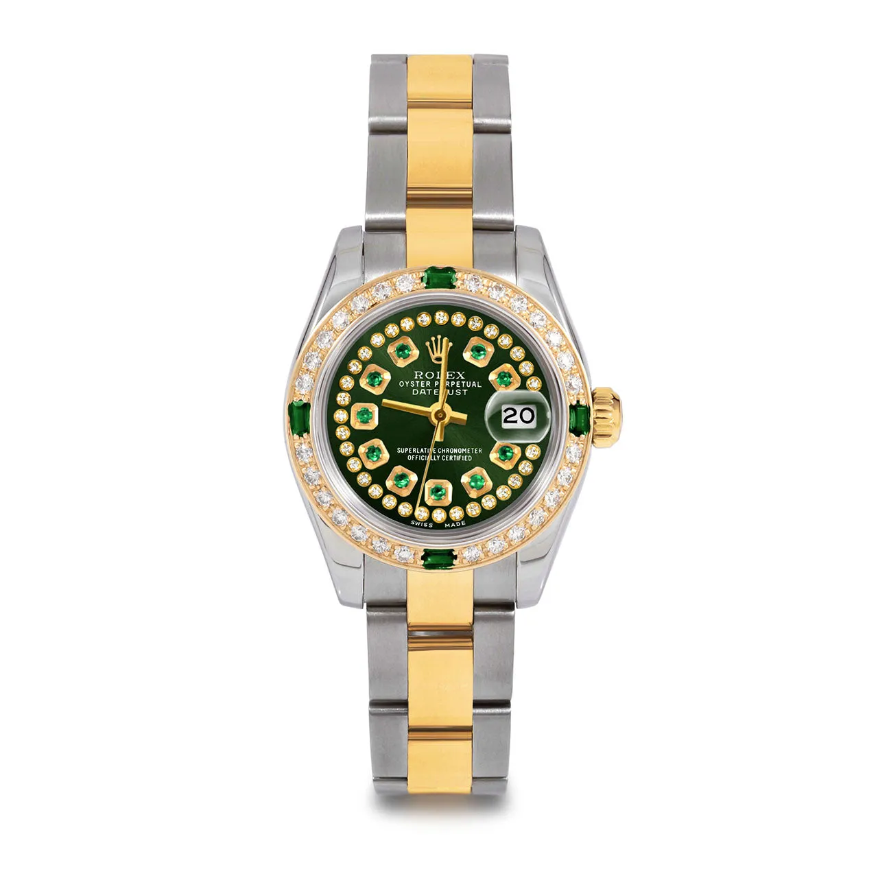 Rolex Datejust 26mm | 179173-GRN-STRE-4EMD-OYS