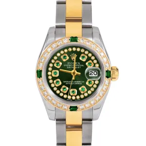 Rolex Datejust 26mm | 179173-GRN-STRE-4EMD-OYS