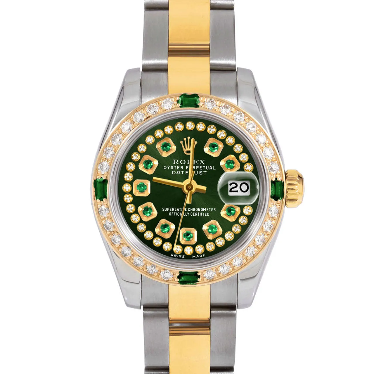 Rolex Datejust 26mm | 179173-GRN-STRE-4EMD-OYS