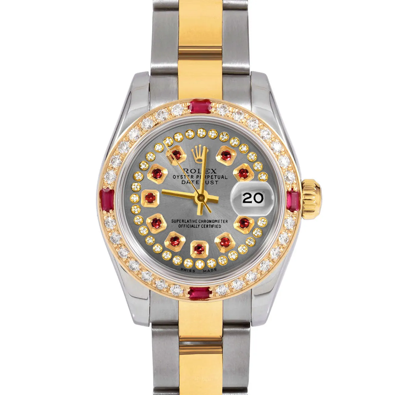 Rolex Datejust 26mm | 179173-SLT-STRR-4RBY-OYS