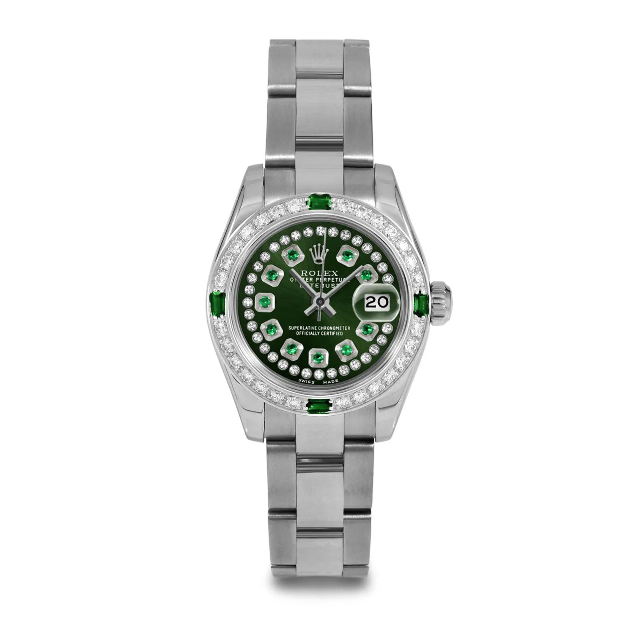 Rolex Datejust 26mm | 179174-GRN-STRE-4EMD-OYS