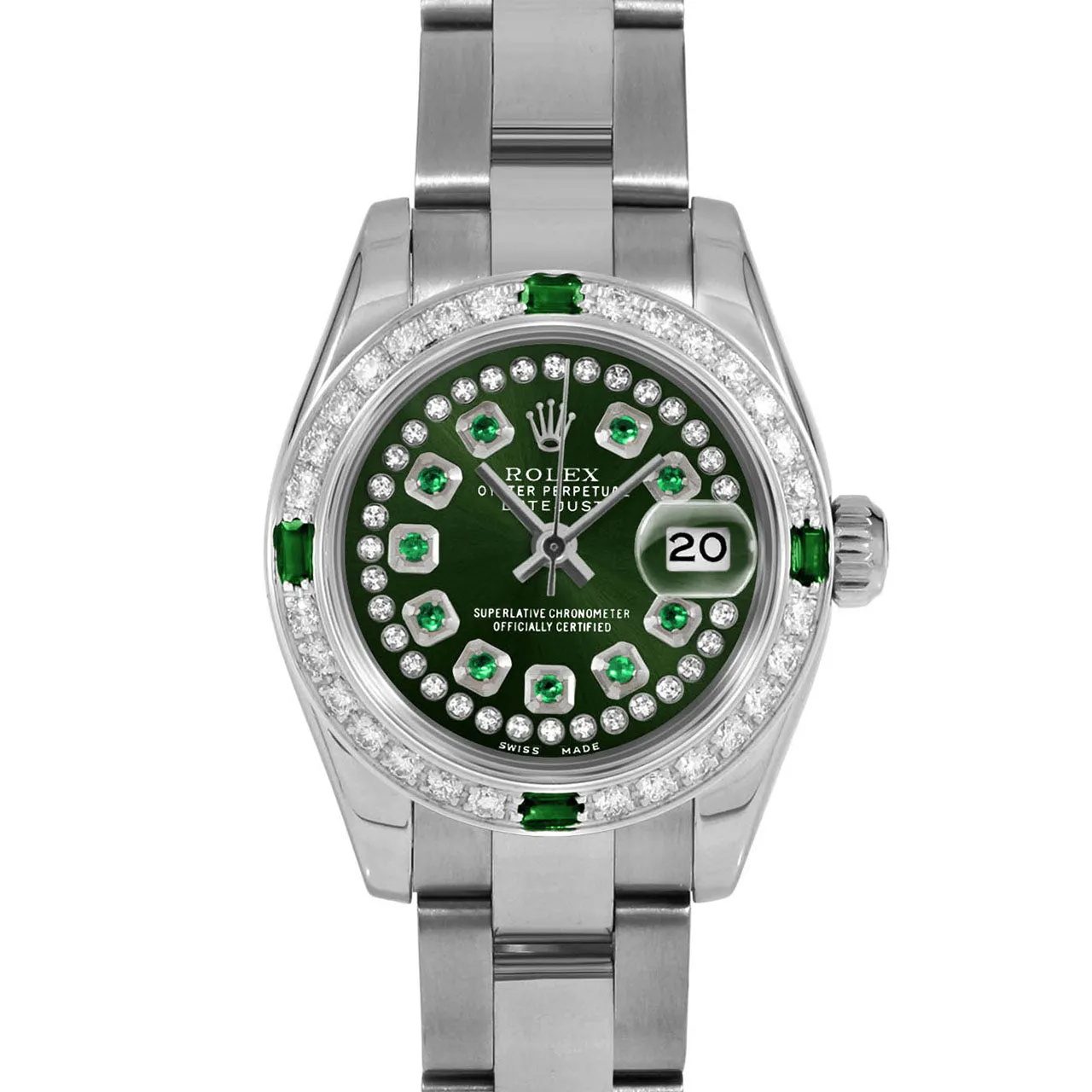 Rolex Datejust 26mm | 179174-GRN-STRE-4EMD-OYS