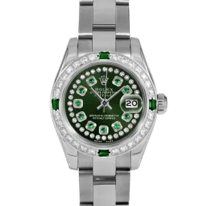 Rolex Datejust 26mm | 179174-GRN-STRE-4EMD-OYS