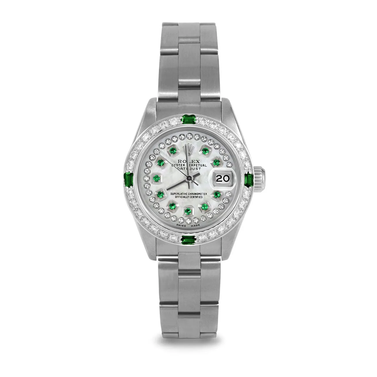 Rolex Datejust 26mm | 69174-WMOP-STRE-4EMD-OYS