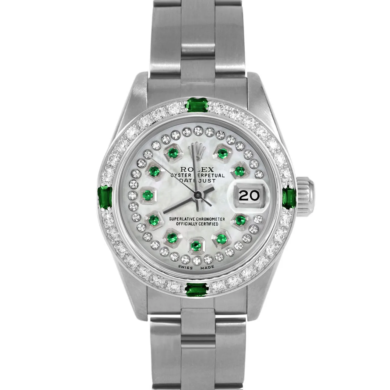Rolex Datejust 26mm | 69174-WMOP-STRE-4EMD-OYS