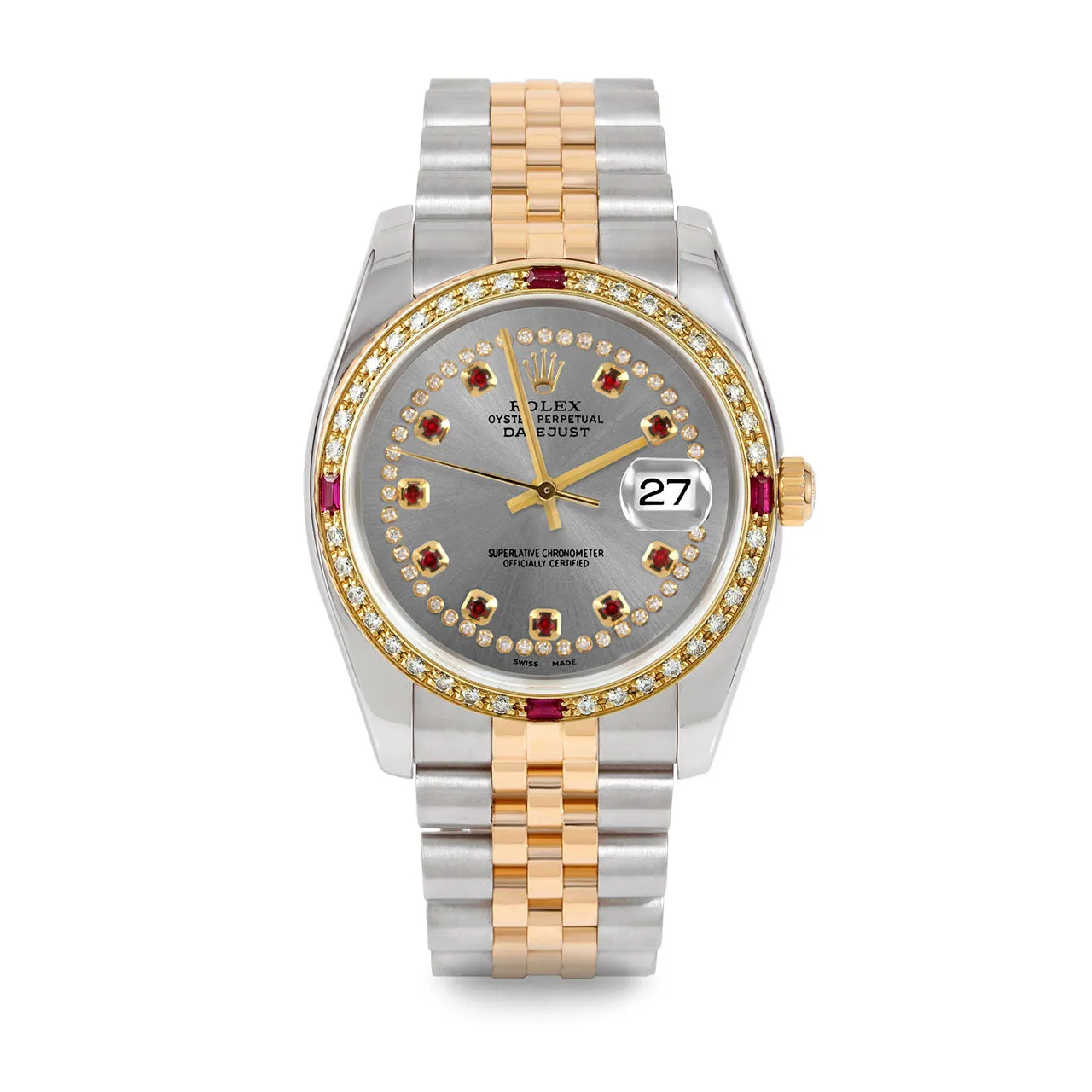 Rolex Datejust 36mm | 116233-SLT-STRR-4RBY-JBL