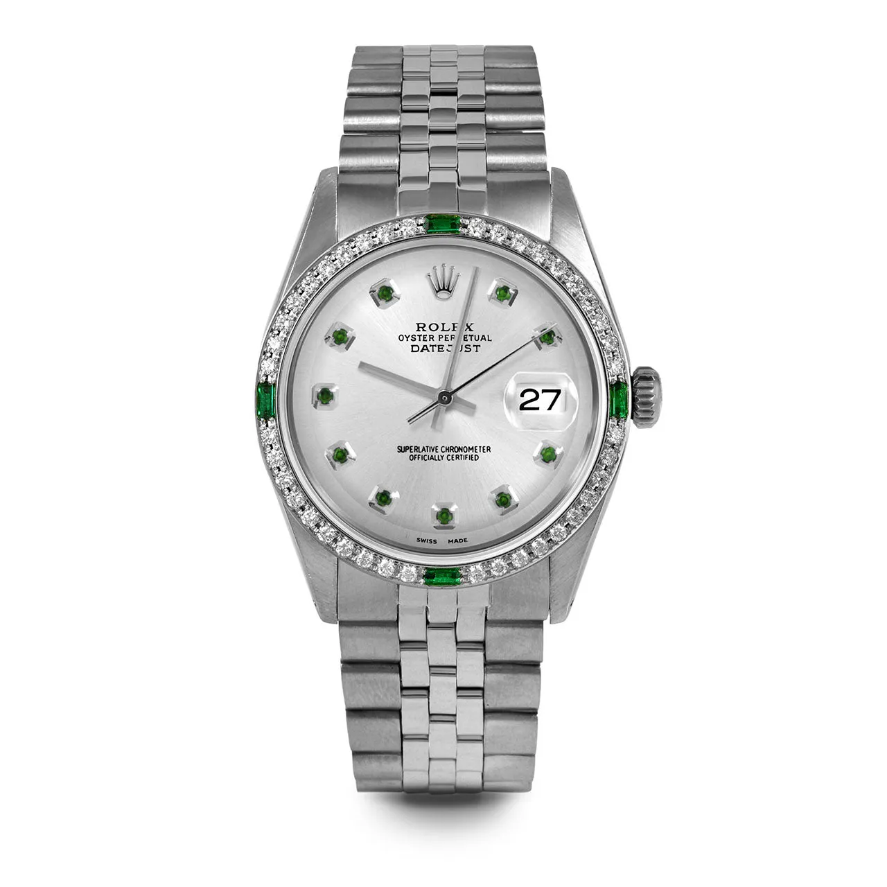 Rolex Datejust 36mm | 1601-SS-SLV-EMD-AM-4EMD-JBL