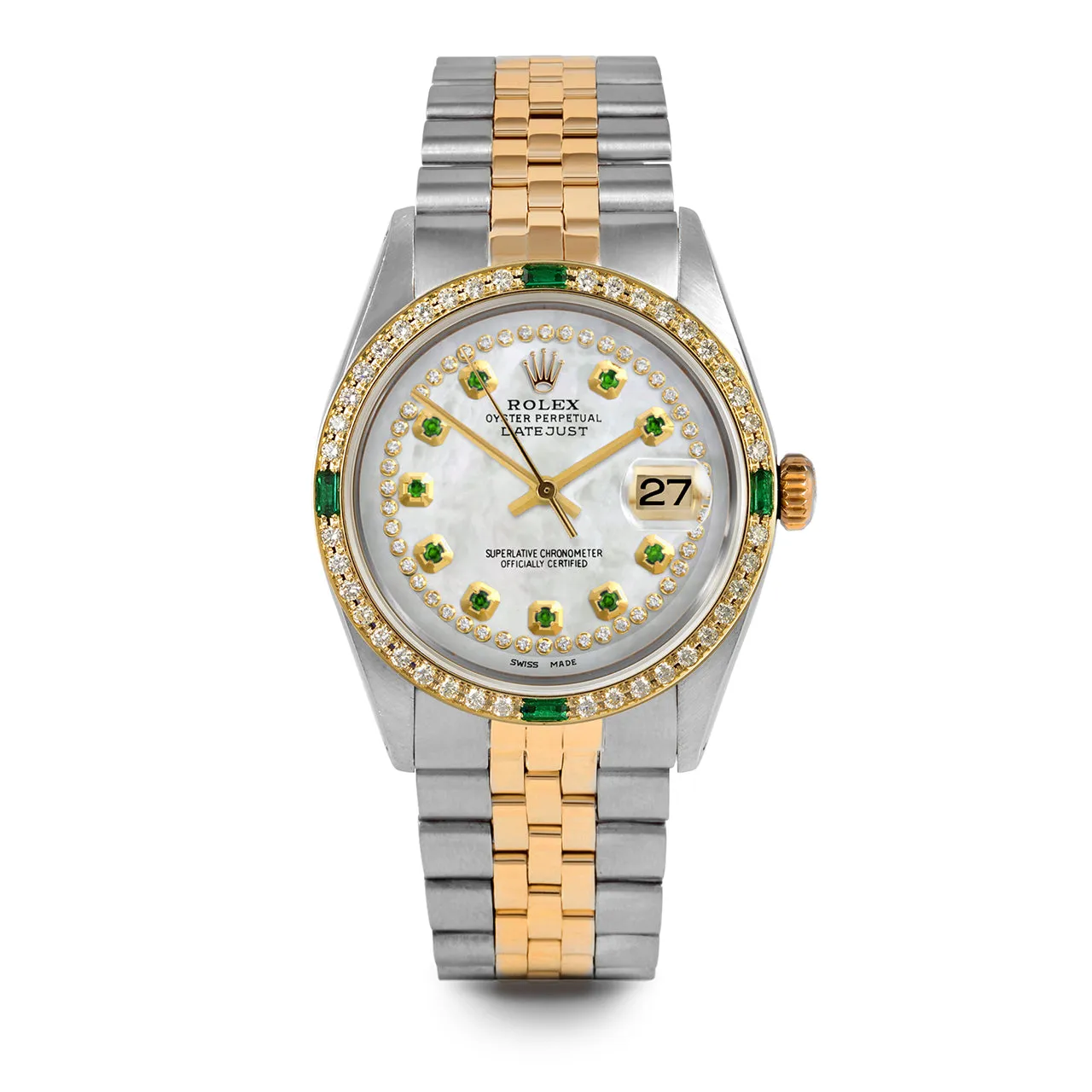 Rolex Datejust 36mm | 1601-TT-WMOP-STRE-4EMD-JBL
