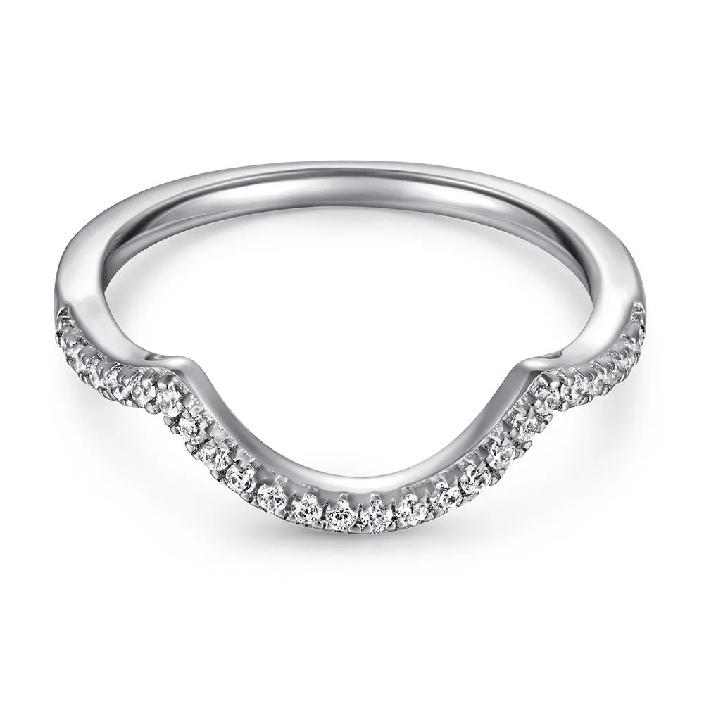 Round Cut Double Halo Engagement & Wedding 3 PCs Bridal Set Rings
