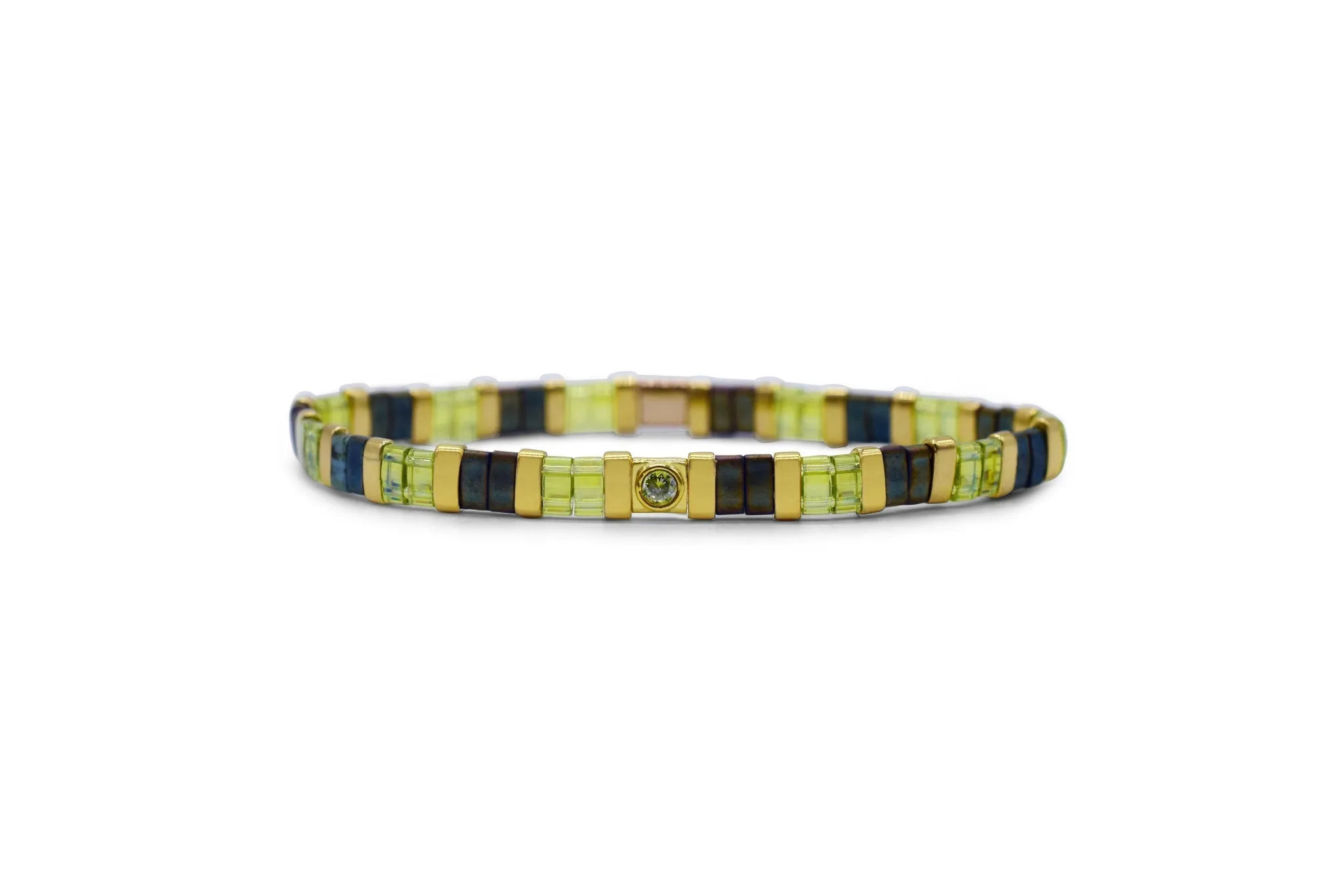 Skylar Paige So Colorful! Peridot Birthstone Bracelet