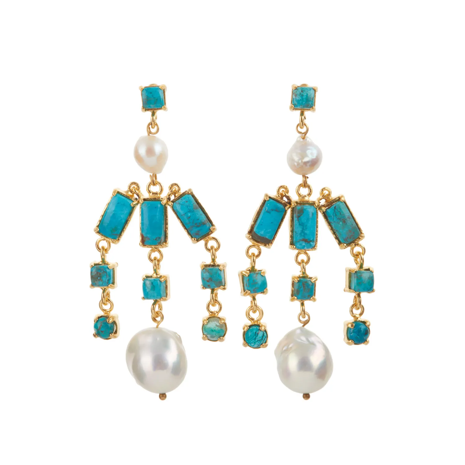 Sofia Earrings Turquoise