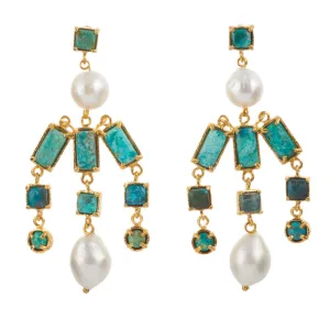 Sofia Earrings Turquoise