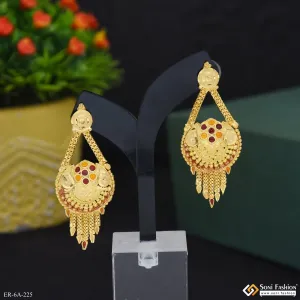Sparkling Design Gold Plated Earrings for Women - Style A225