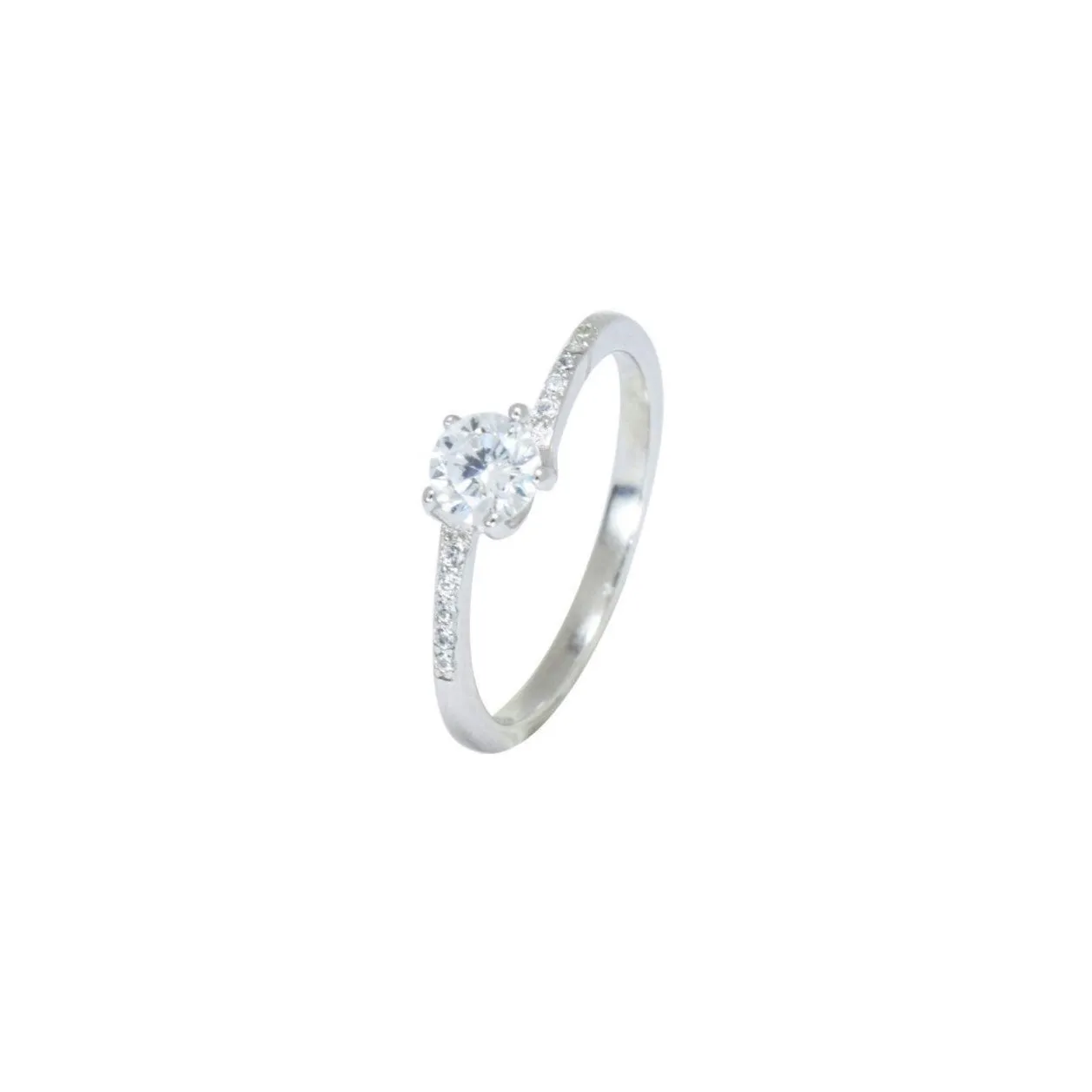 Sparkling Solitaire Ring
