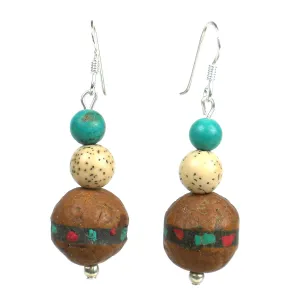 Tibetan Turquoise Earrings Global Groove