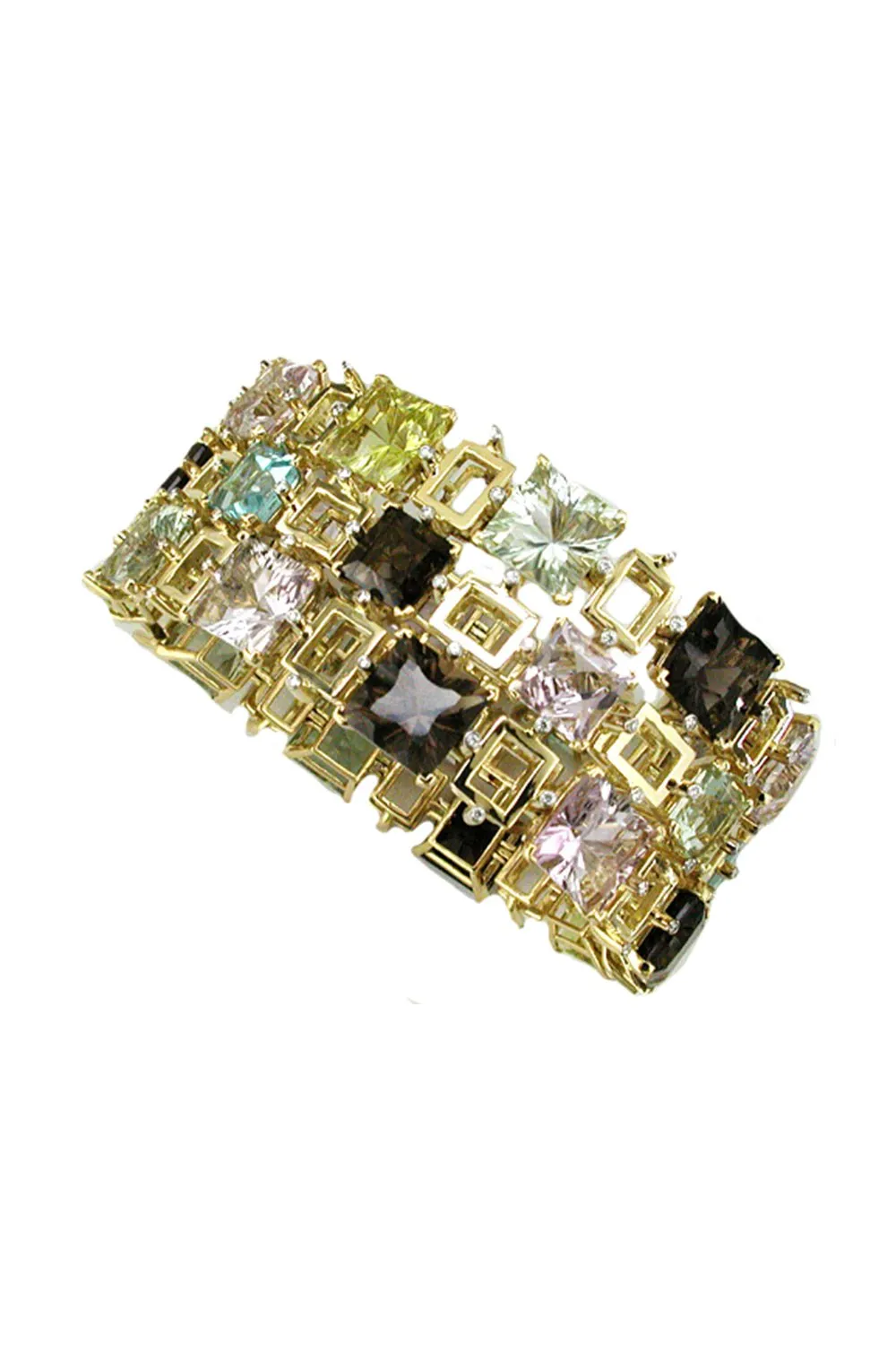 Topaz Amethyst Quartz Bracelet