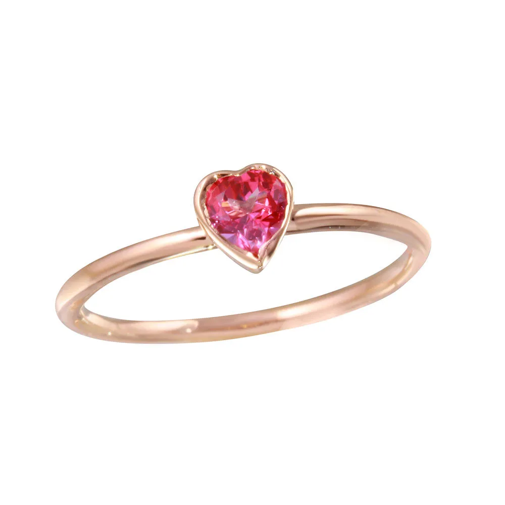 Topaz Heart Ring