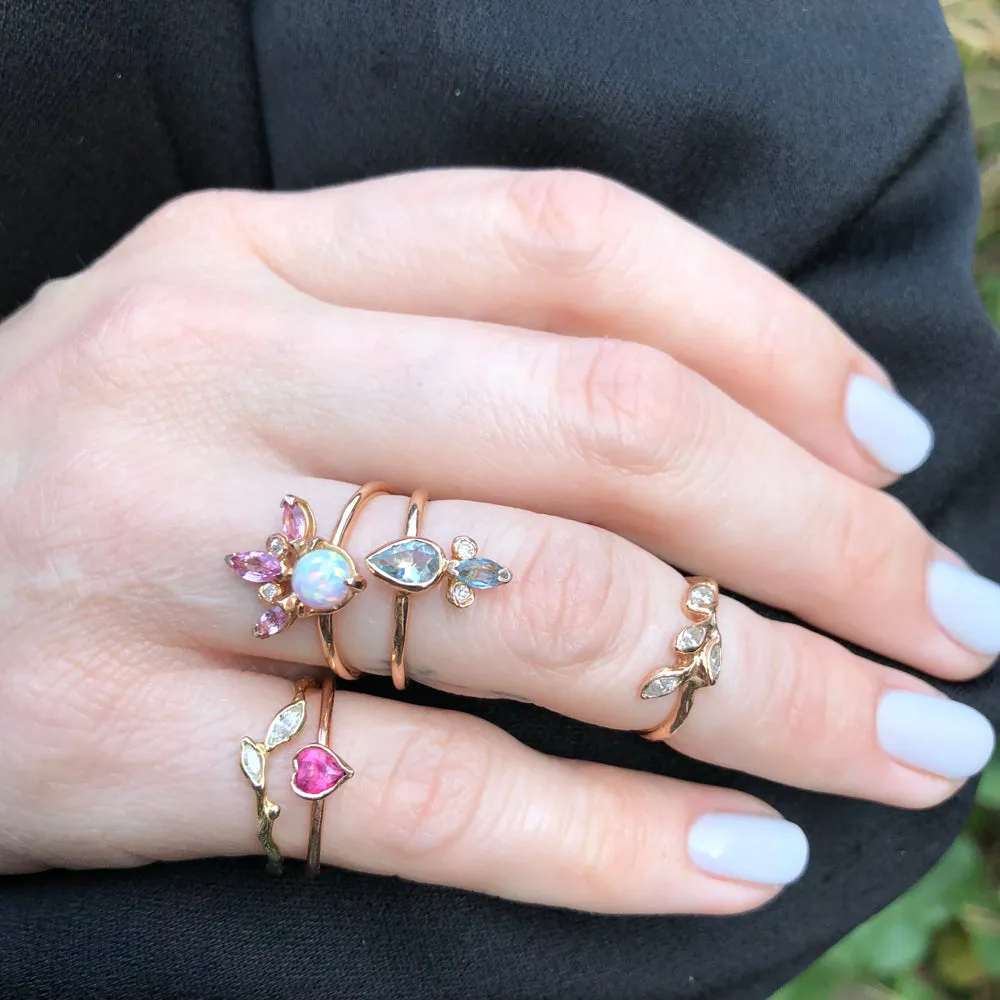 Topaz Heart Ring