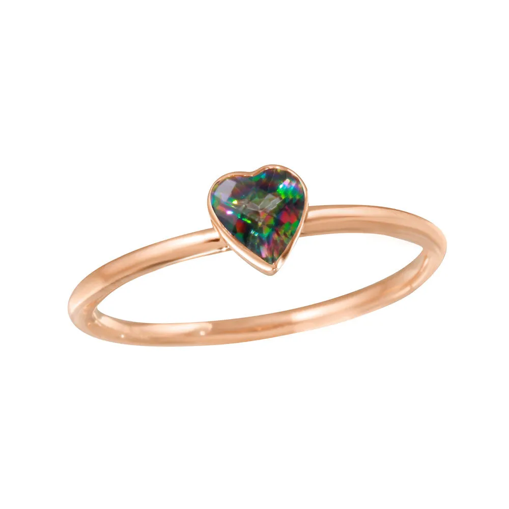 Topaz Heart Ring