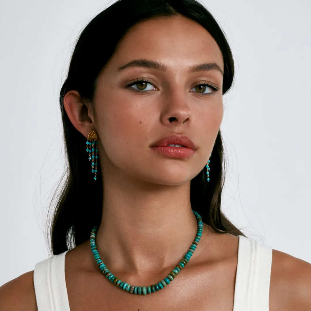 Turquoise Bolide Earrings