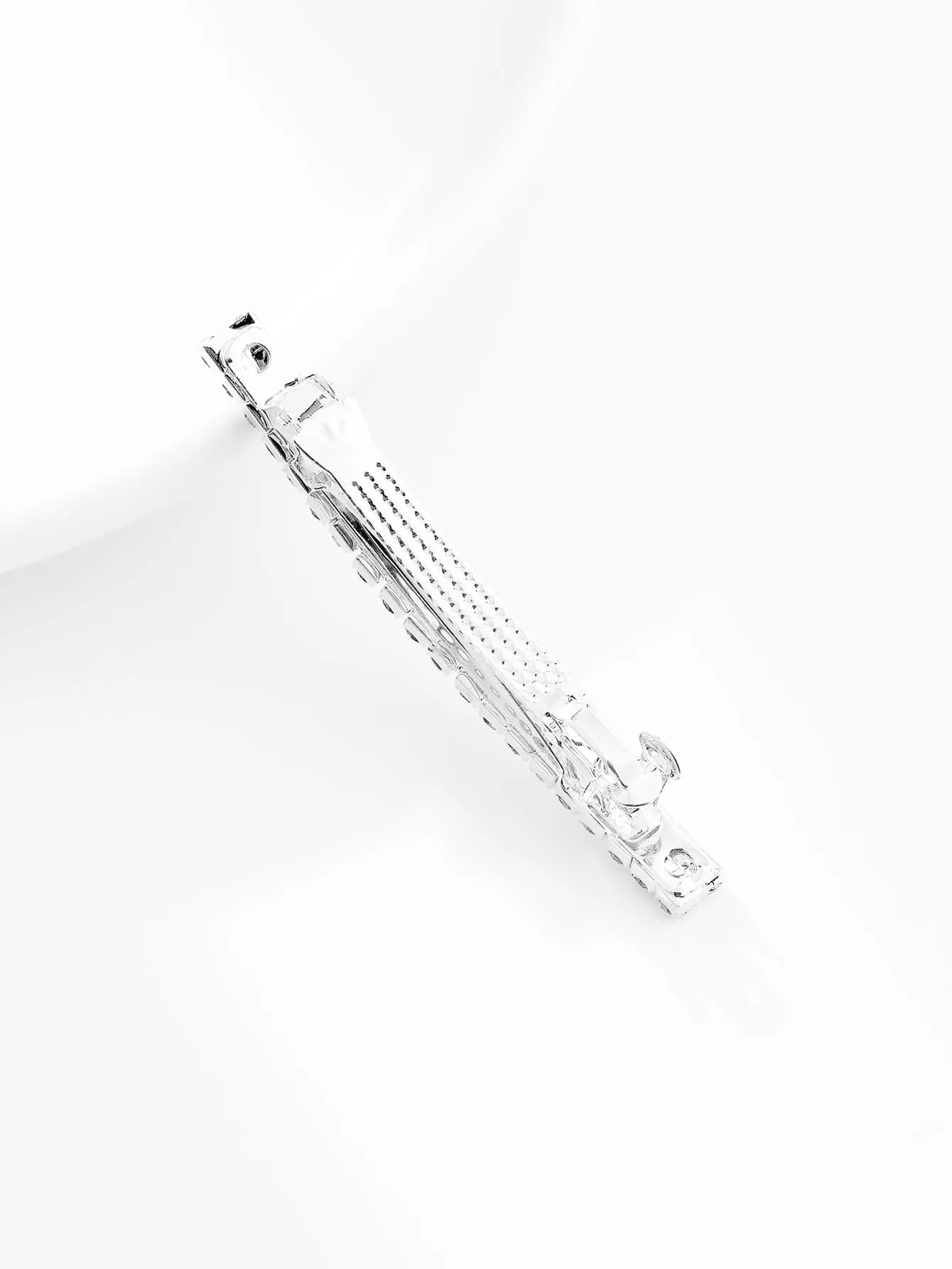 Two Row Rhinestone Decor Hair Clip for Women Barrette Styling Hair Accessories