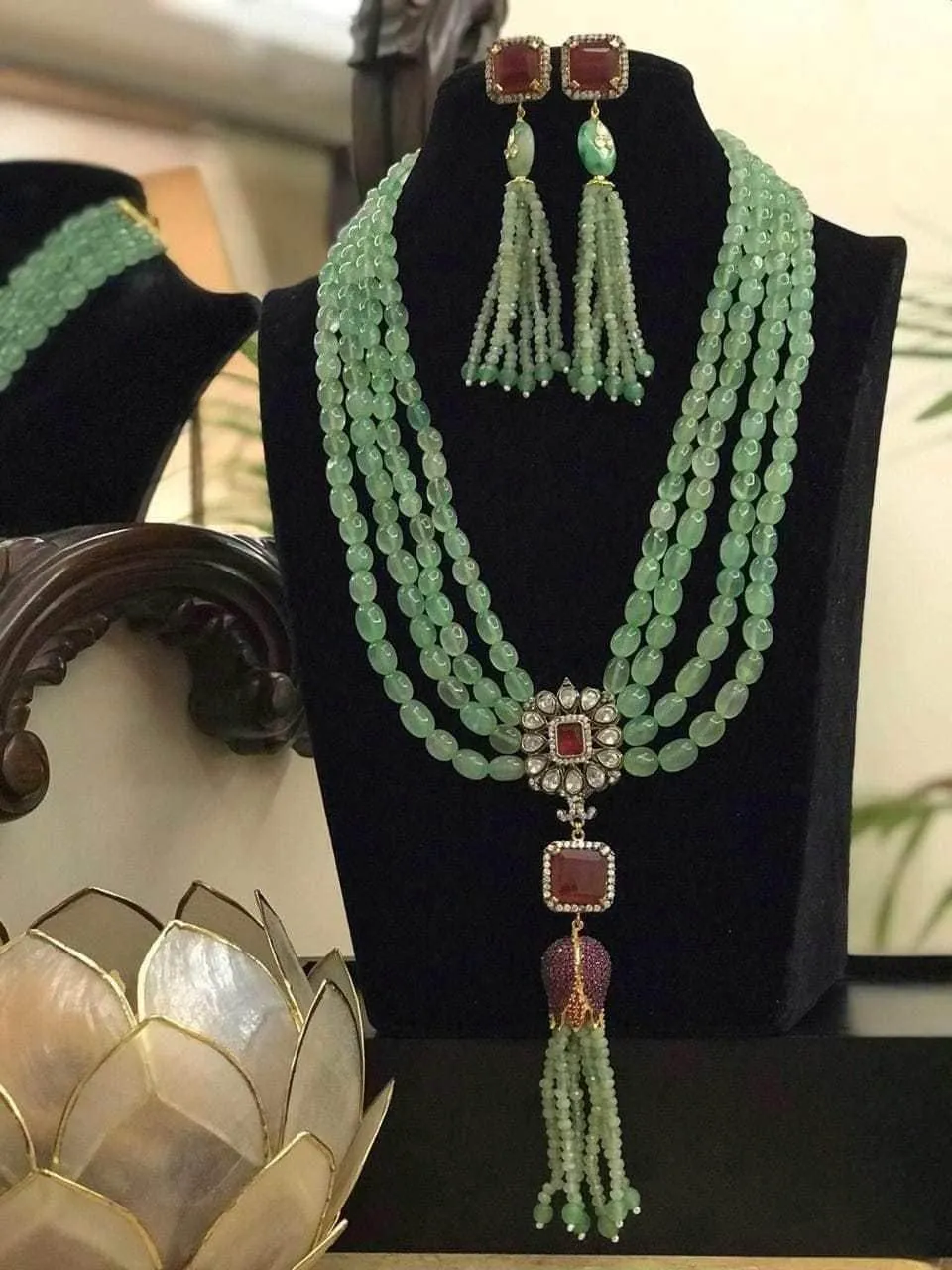 Victorian Setting Small Pendant Necklace