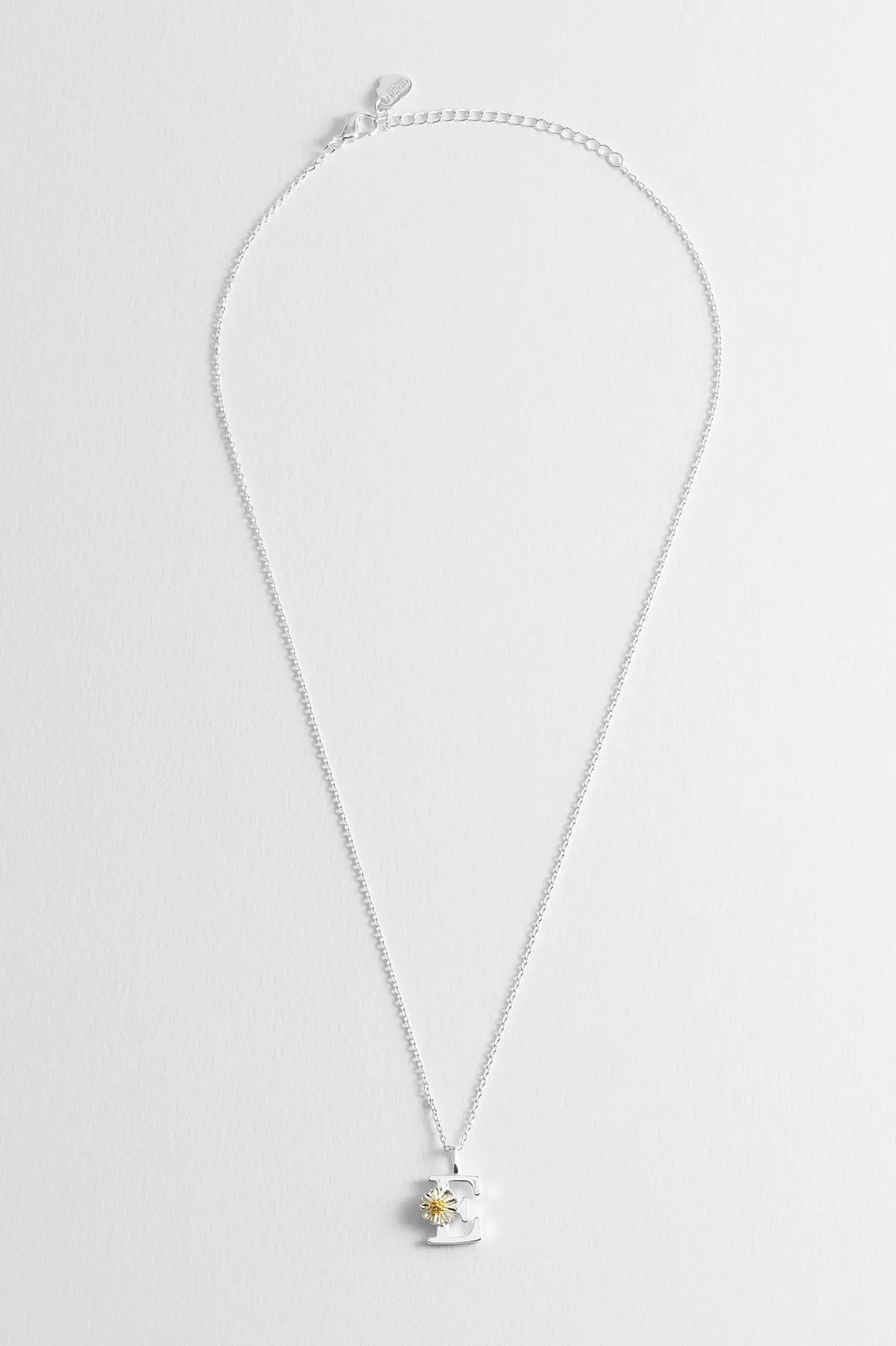 Wildflower Initial Pendant
